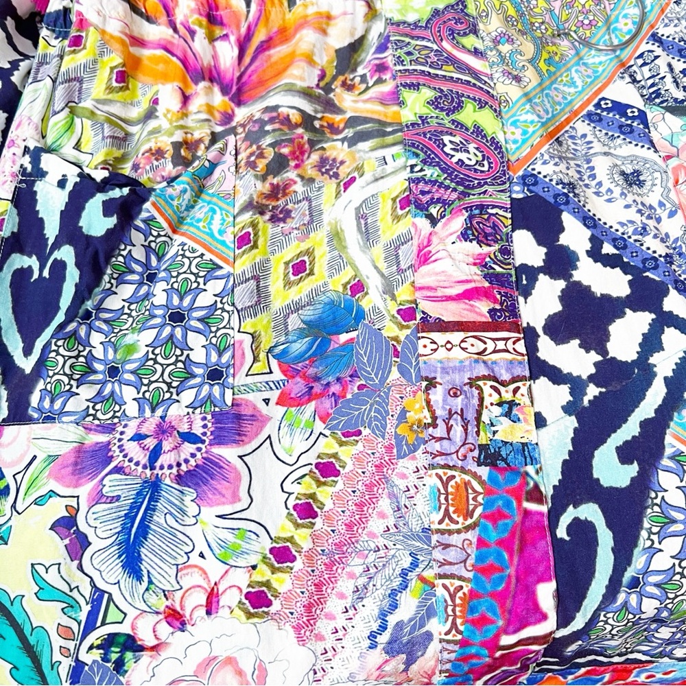 Johnny Was Locita Drawstring Patchwork Kimono Dre… - image 6